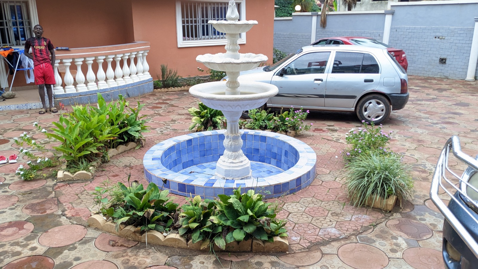 Réalisation d'un jet d'eau